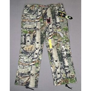 Mossy Oak Cargo Pants Mens‎ XXL 2XL (44-46) Camouflage 3-D Mountain Country NEW
